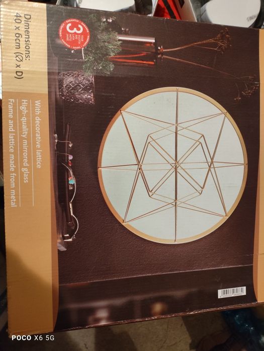 Lustro ścienne ozdobne nowe