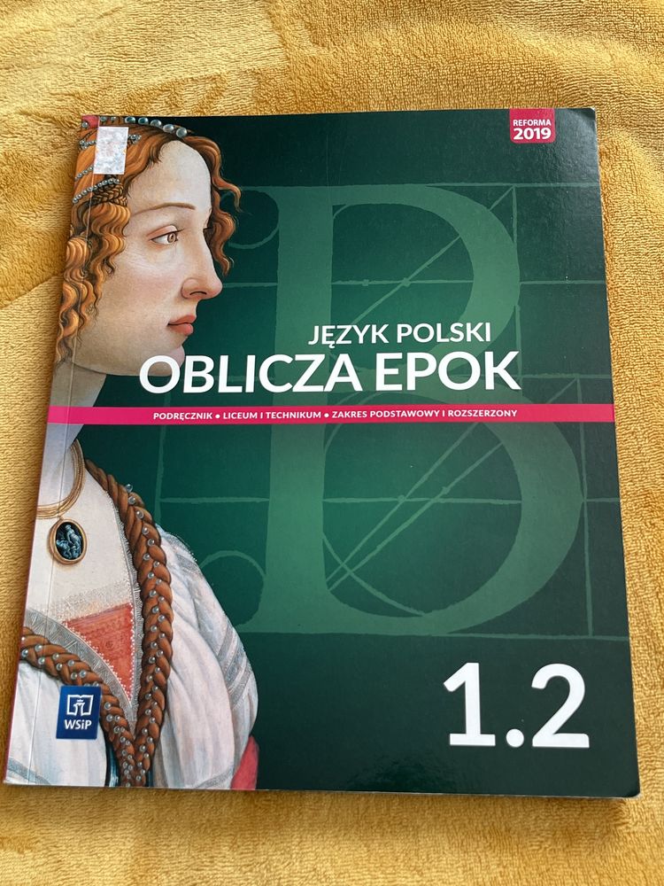 Język Polski klasa 1.2 Oblicza Epok podręcznik liceum i technikum WSIP