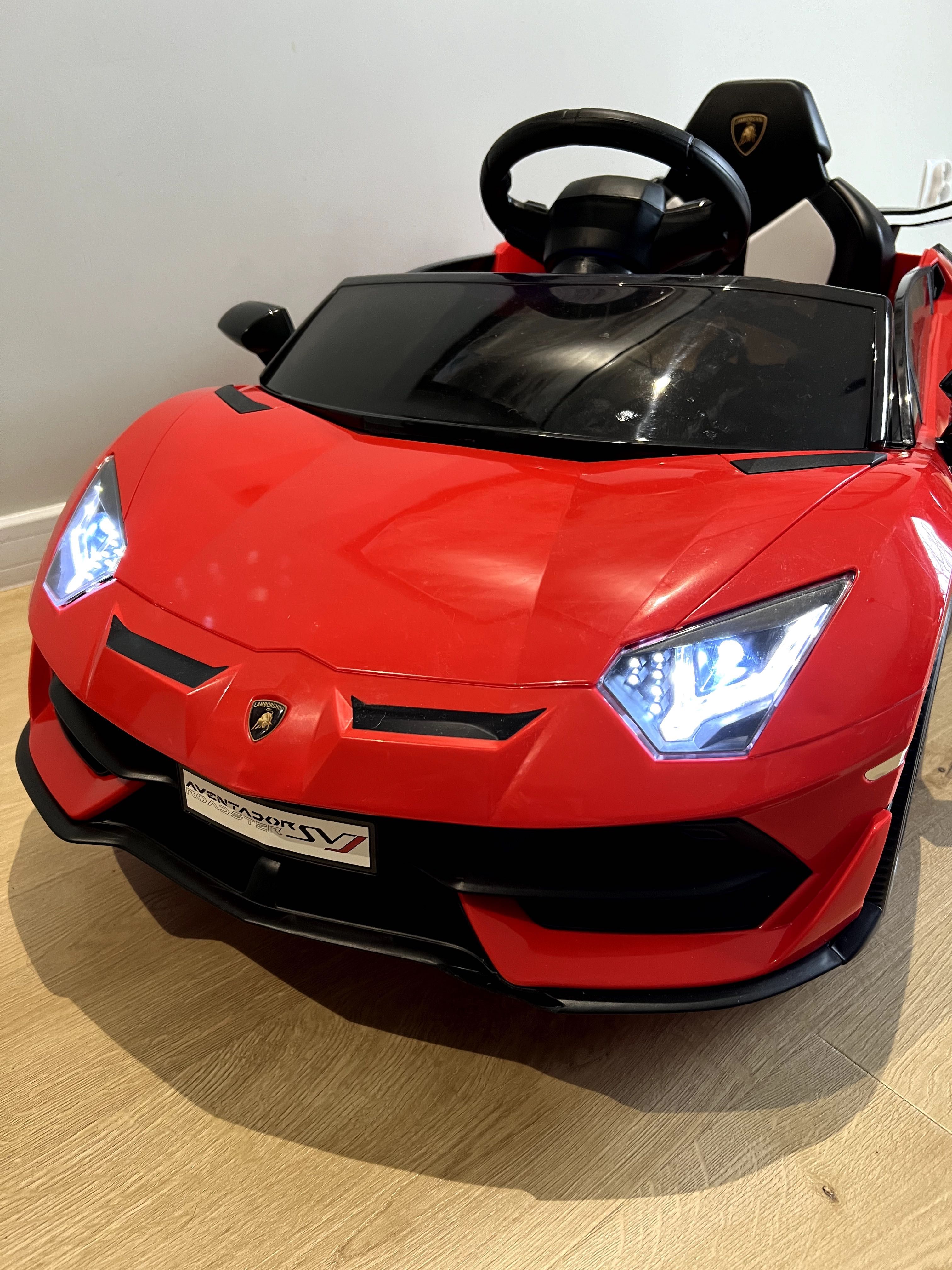 Lamborghini Aventador Czerwone Autko na akumulator dla Dzieci