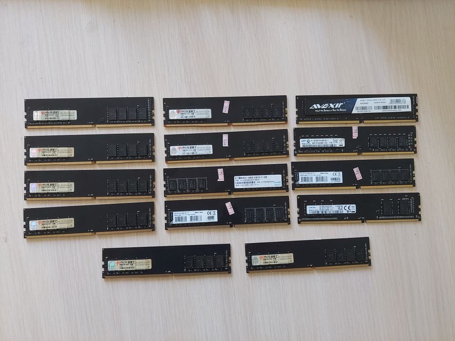 Оперативная память DDR4 4/8Gb 2133MHz/2400MHz/2666MHz/3000MHz