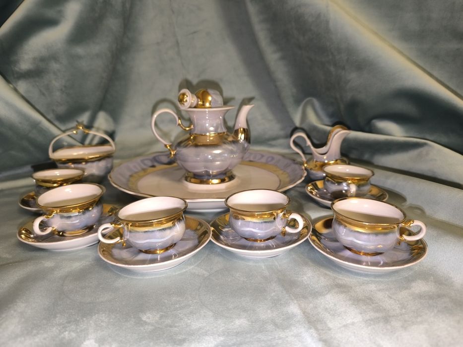 Чайний кавовий сервіз Корестеньский завод СРСР