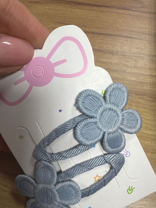 Spinki kwiatki dla dziewczynki