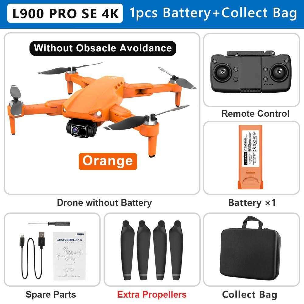 Dron L900 PRO SE GPS kamery 4K WIFI ORANGE