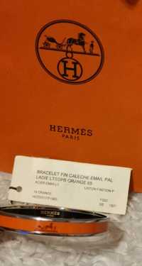 Bransoletka Hermes pomarańczowa
