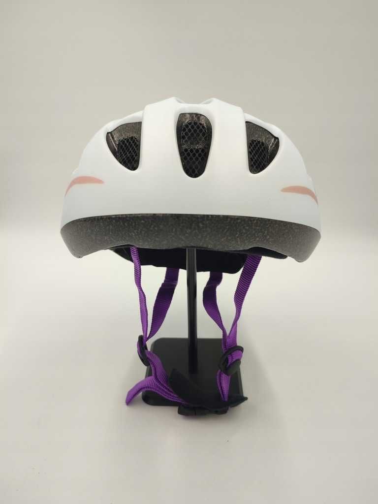Kask Rowerowy dziecięcy Fischer-Price biały z sówkami r. S/M 55-59cm