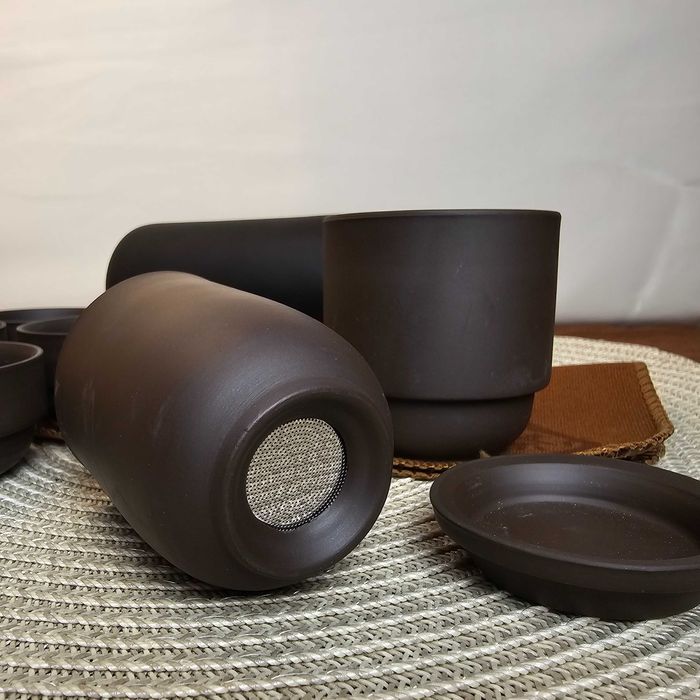 Ультракомпактний чайний набір • сервіз для подорожі • ісинська глина