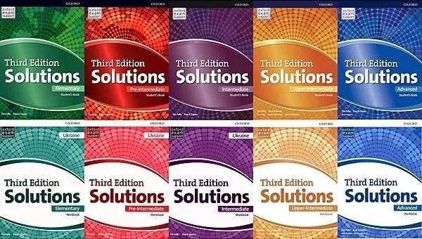 Solutions 3- 2 third edition Students book + Workbook ( 2-3 видання)