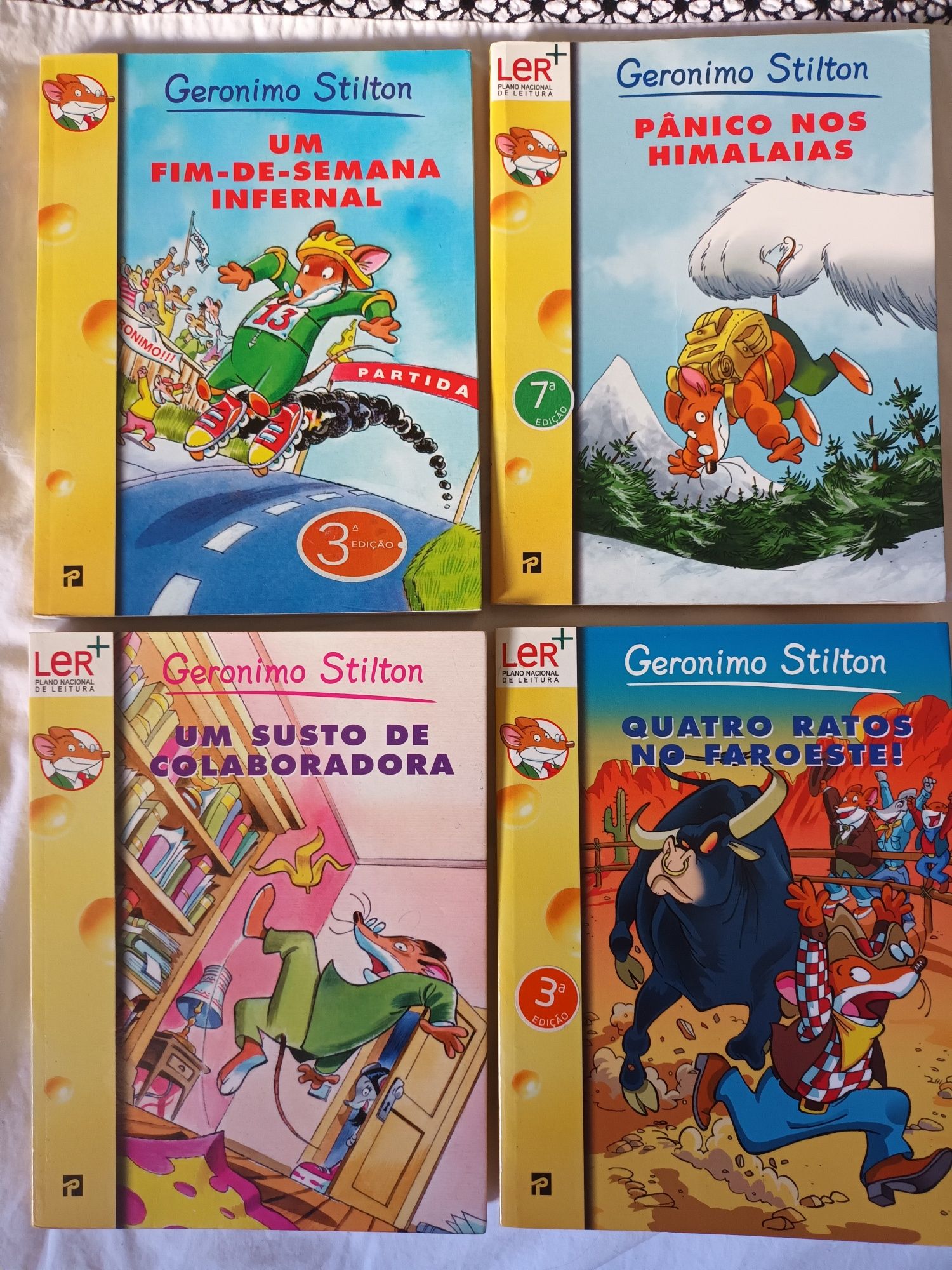 4 livros do Rato Jeronimo