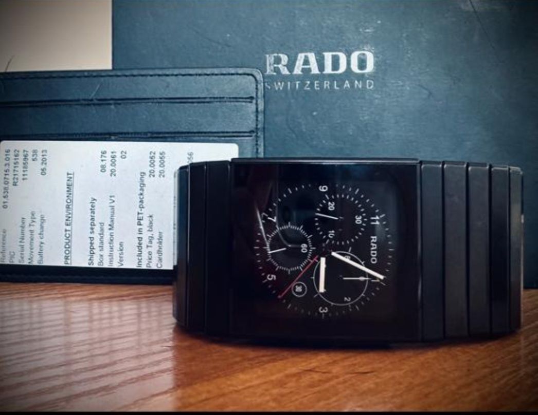 Rado Ceramica Gent Quartz Chrono  MOZLIWA !!ZAMIANA!