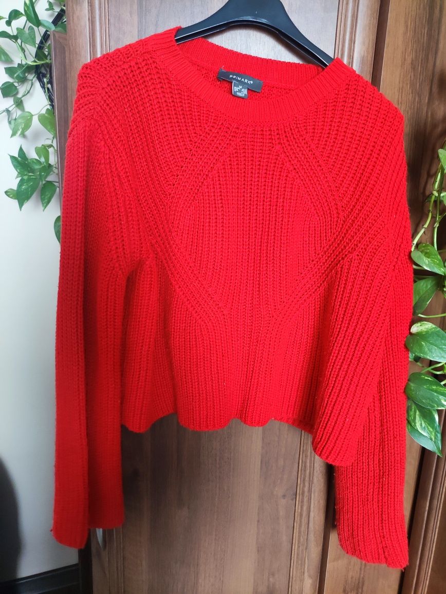 Sweter czerwony Primark rozmiar M