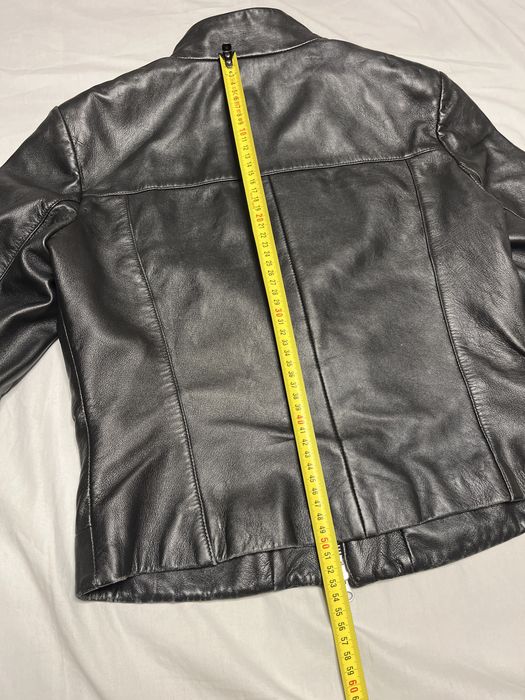 Skorzana czarna kurtka ramoneska s katana leather 36-38