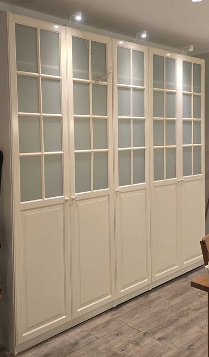 IKEA PAX - Drzwi białe szkło, 50x229 cm - używane