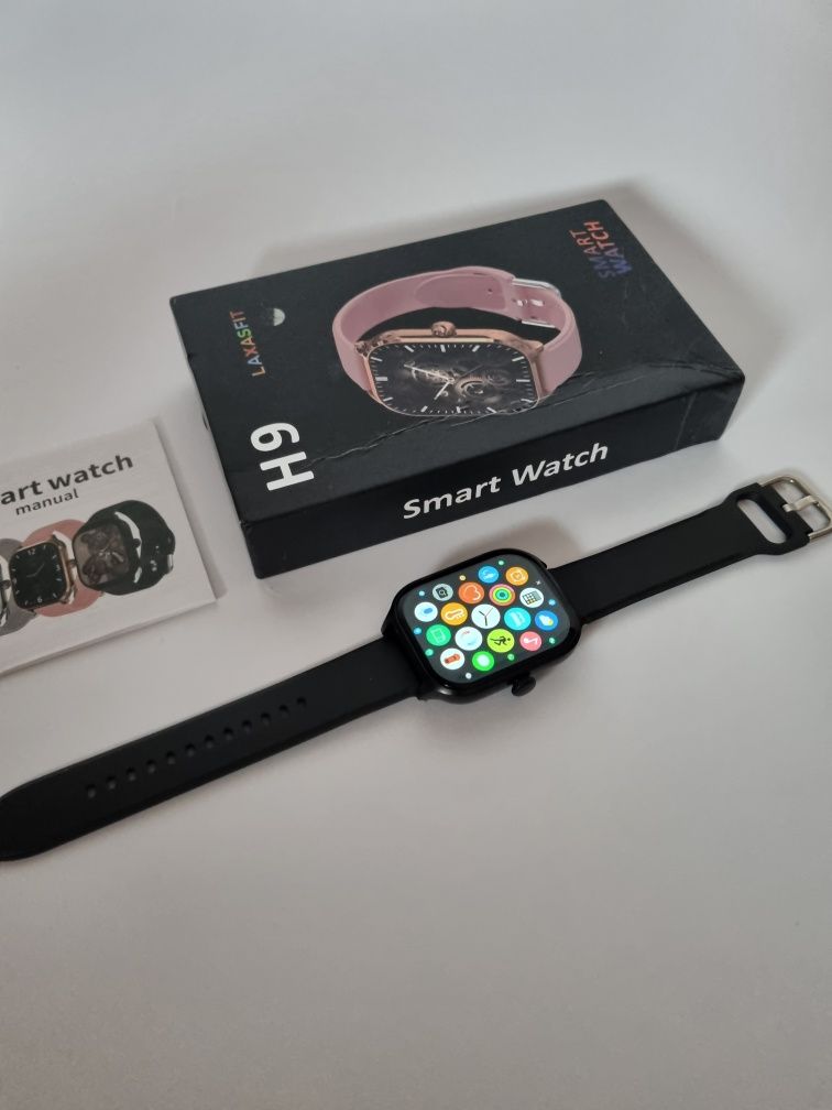 Smartwatch Czarny *menu PL rozmowy