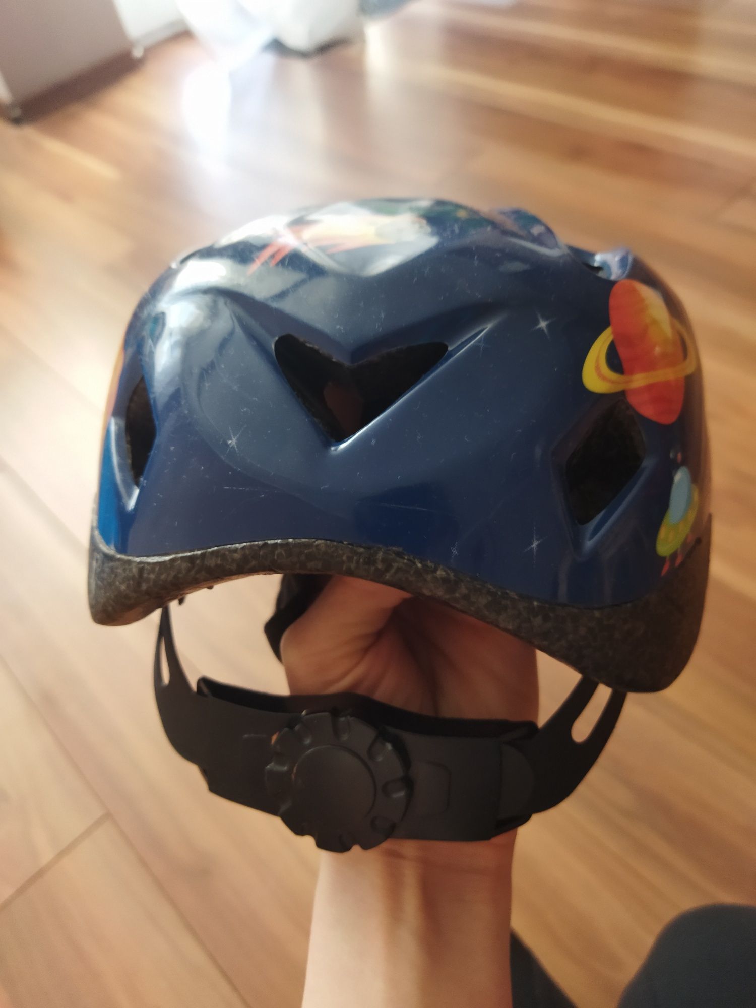 Kask dziecięcy kosmos