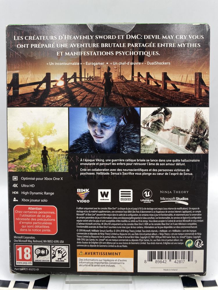 Hellblade Sensuas Sacrifice Xbox One Gwarancja