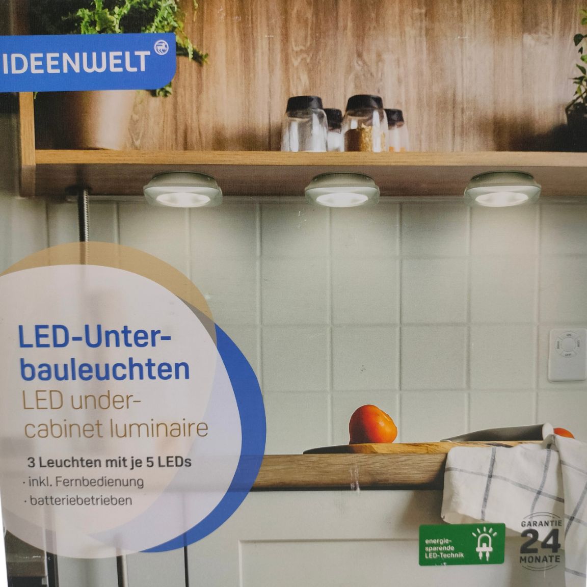 Lampki Led Ineenwelt 3 Sztuki Zestaw Lamp Podszawkowych Kuchenych