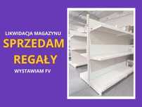 Regały sklepowe regały magazynowe modułowe gondola metalowe solidne
