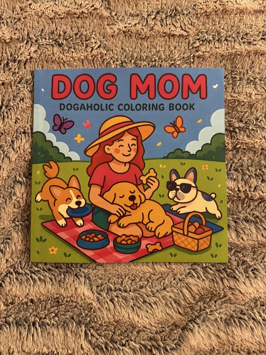 Kolorowanka cozy dog mom