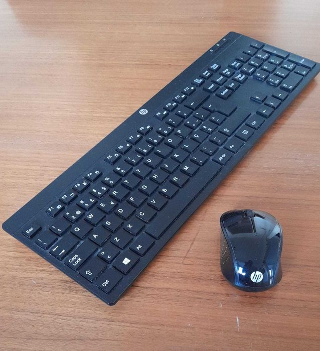 Teclado + Rato HP sem fios (com dongle USB) - prontos a usar
