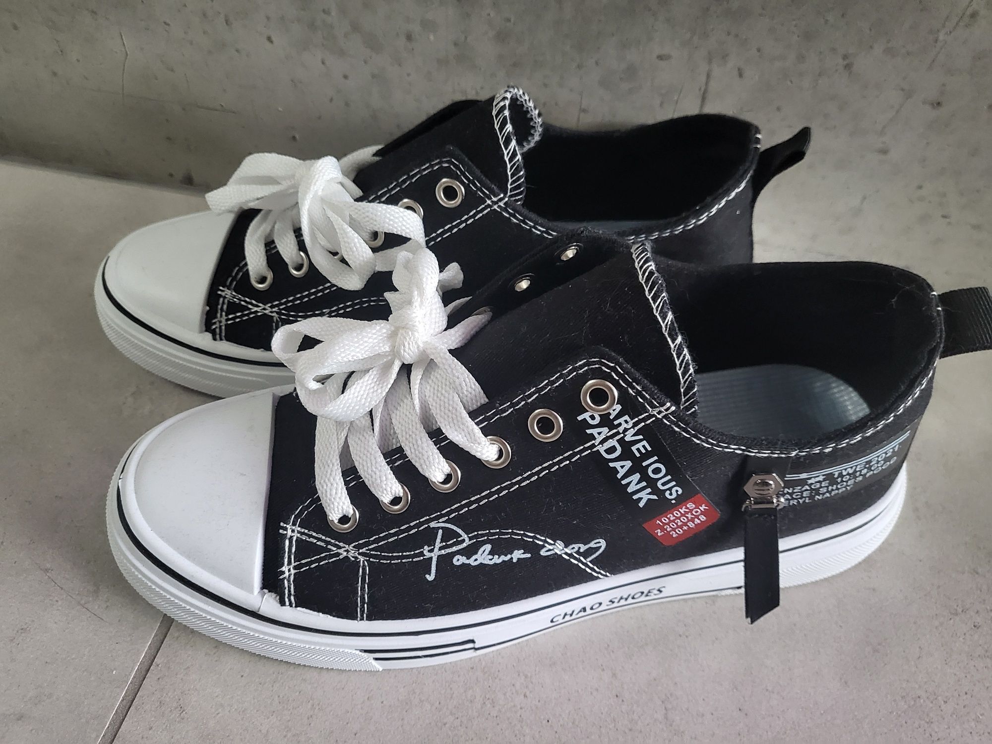 Trampki czarne jak Converse r.41