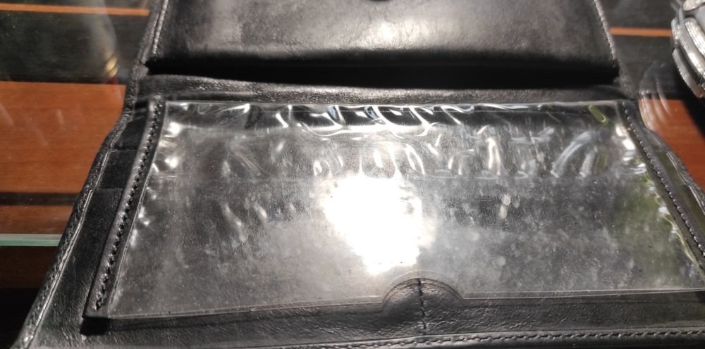 Porta moedas senhora em pele