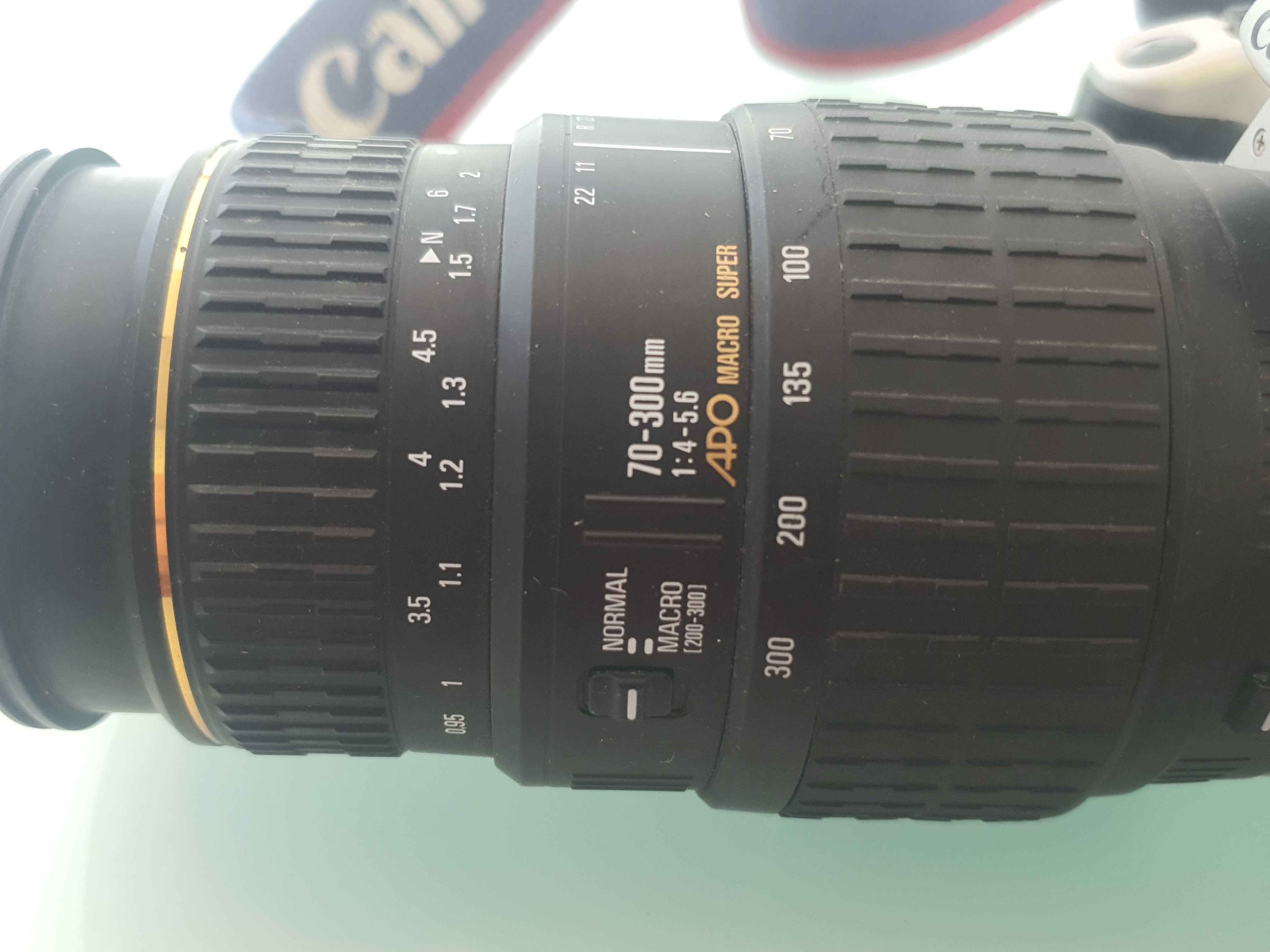 Canon EOS 300 + Lente Sigma 70-300 Apo Macro 4.5 -5.6
