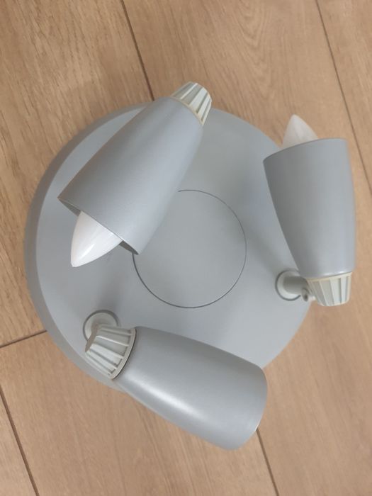 Plafon żyrandol szary