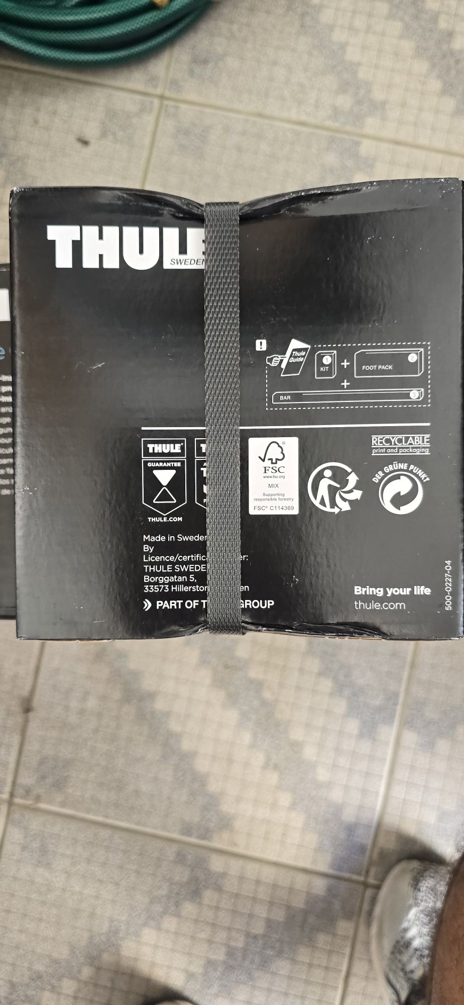 Barras Thule WingBar Edge  104 Black(topo de gama)

- Barra Thule Wing