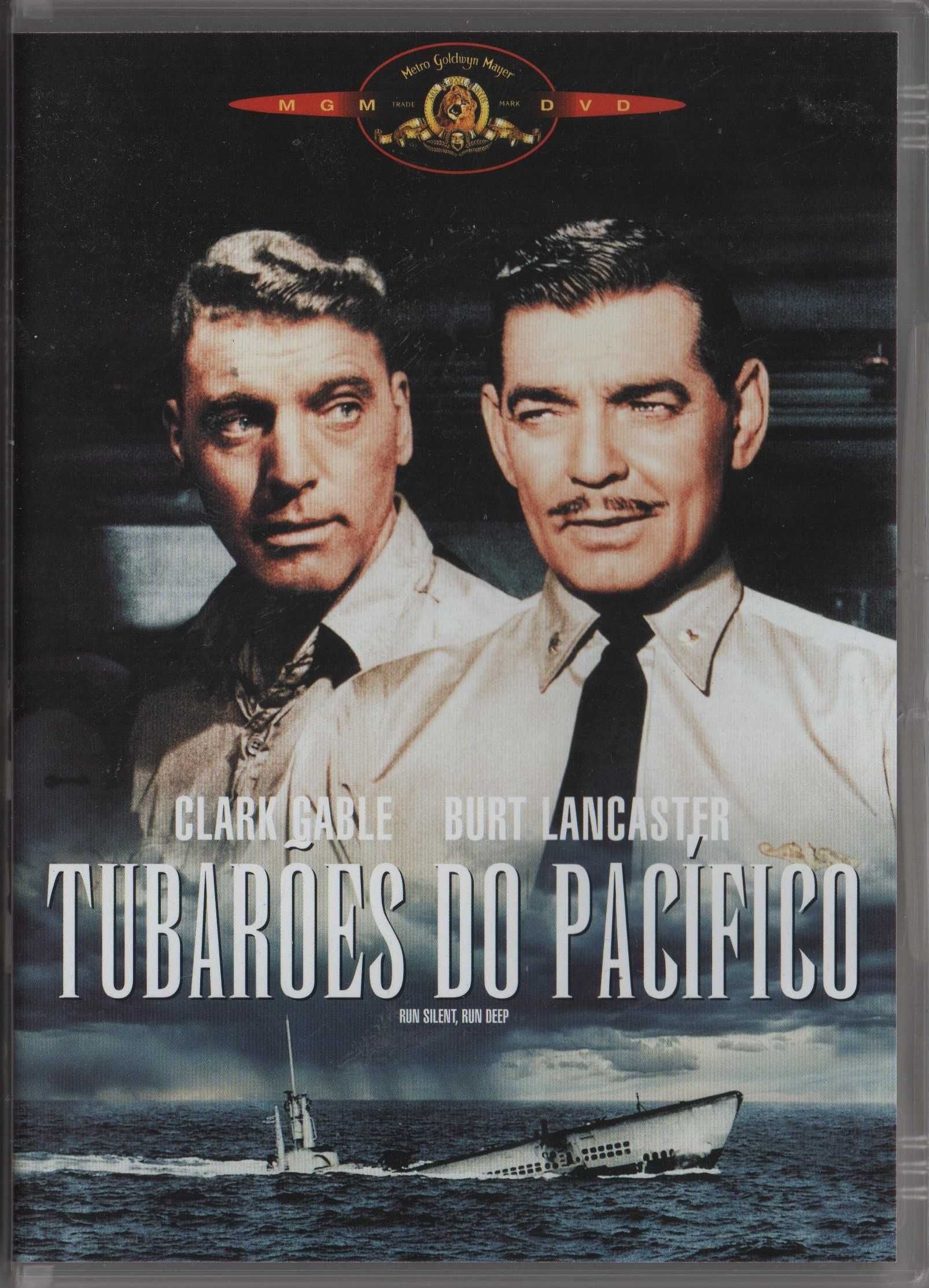 Dvd Tubarões do Pacífico - guerra - Clarke Gable/ Burt Lancaster