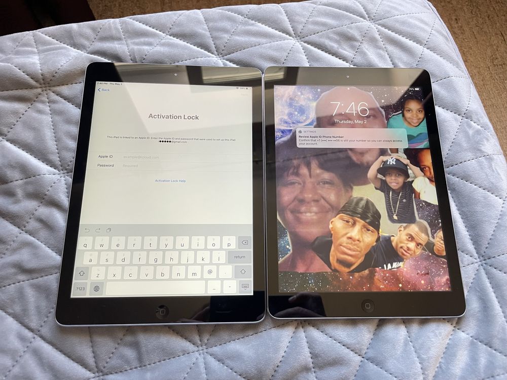 Лот из 2 Apple iPad Air 16 и 32gb iCloud