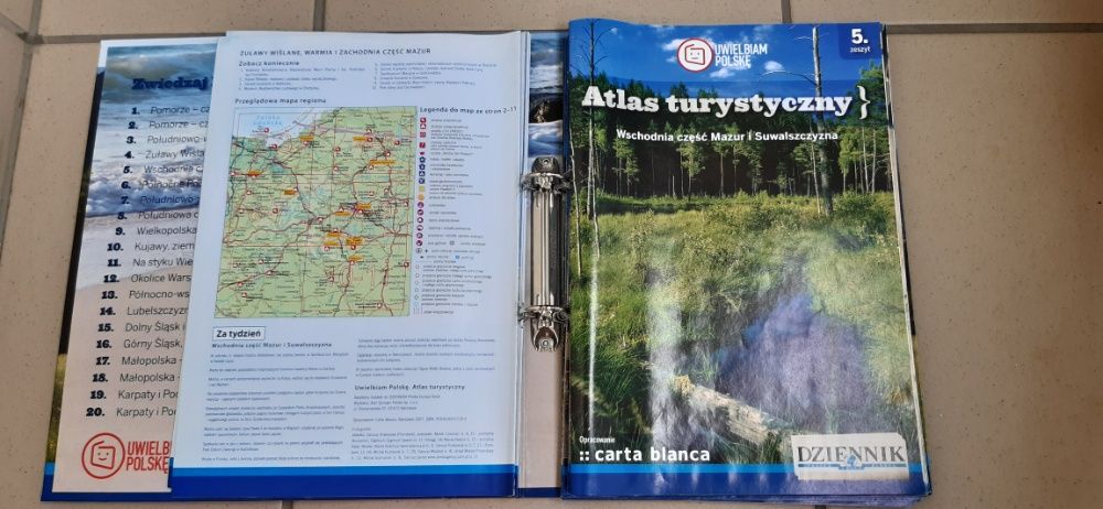 Uwielbiam Polskę atlas turystyczny zeszyt 1-20