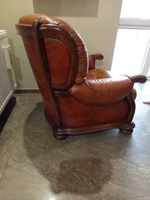 Skórzana sofa plus fotel