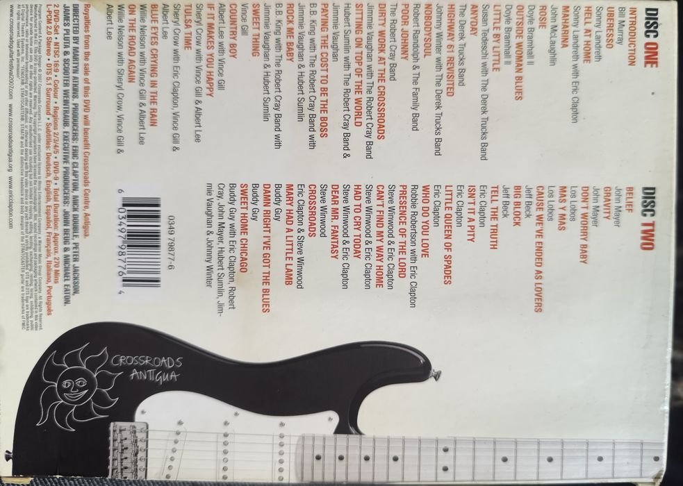 DVD Crossroads Guitar Festival 2007 – Eric Clapton (Original)