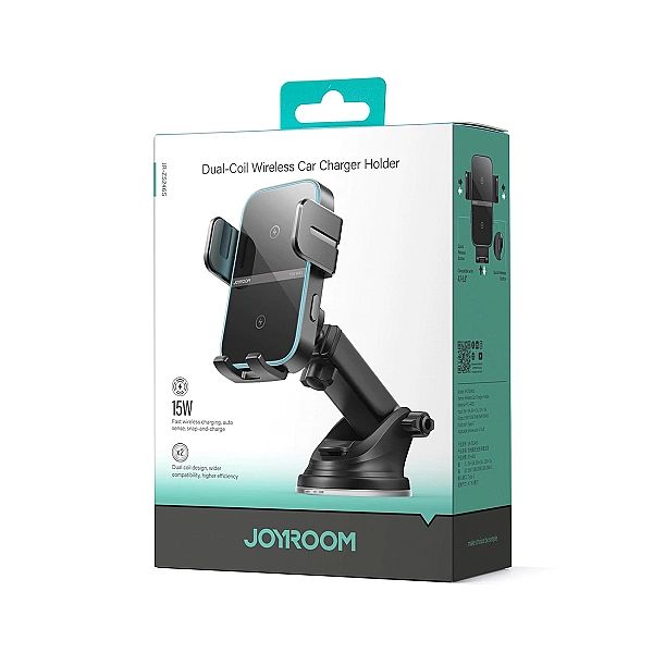 Uchwyt z ładowarką indukcyjną Joyroom JR-ZS246 S na deskę rozdzielczą
