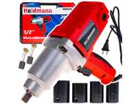 KLUCZ UDAROWY elektryczny 1/2" 2000W 800Nm+ nasadki typ H 1744