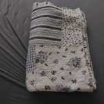 Colcha Patchwork tons de azul