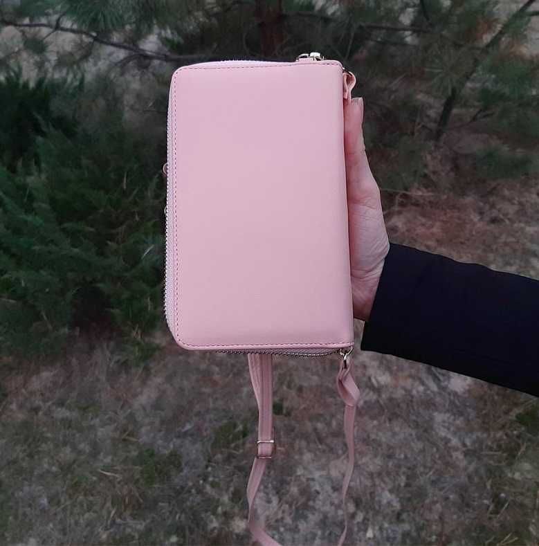Клатч кошелек Baellerry Forever сумочка для телефона розовая