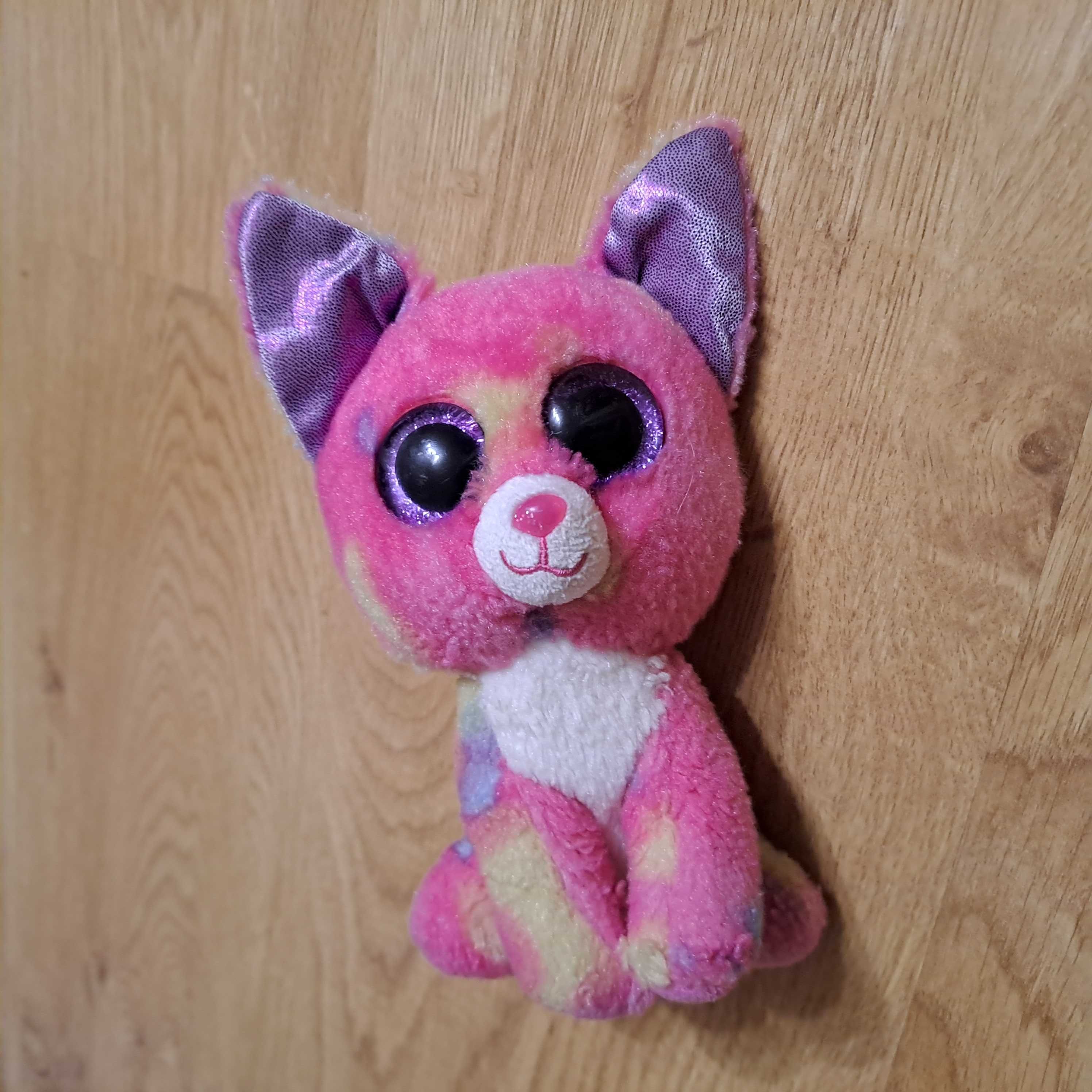 Pluszak Beanie Boos Cancun - Różowy Piesek Chihuahua 15 cm