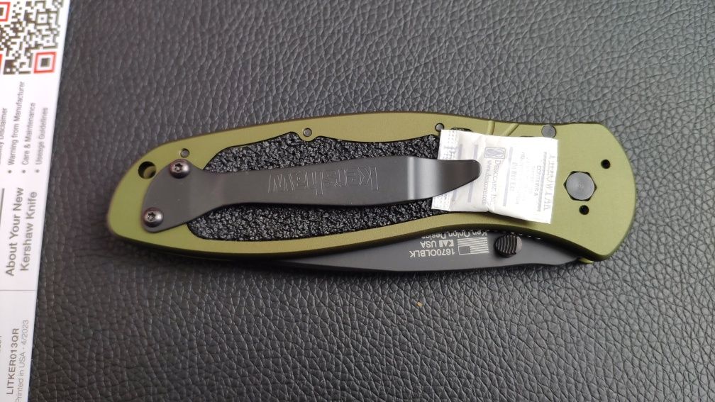 Kershaw Blur Sandvik Olive Drub