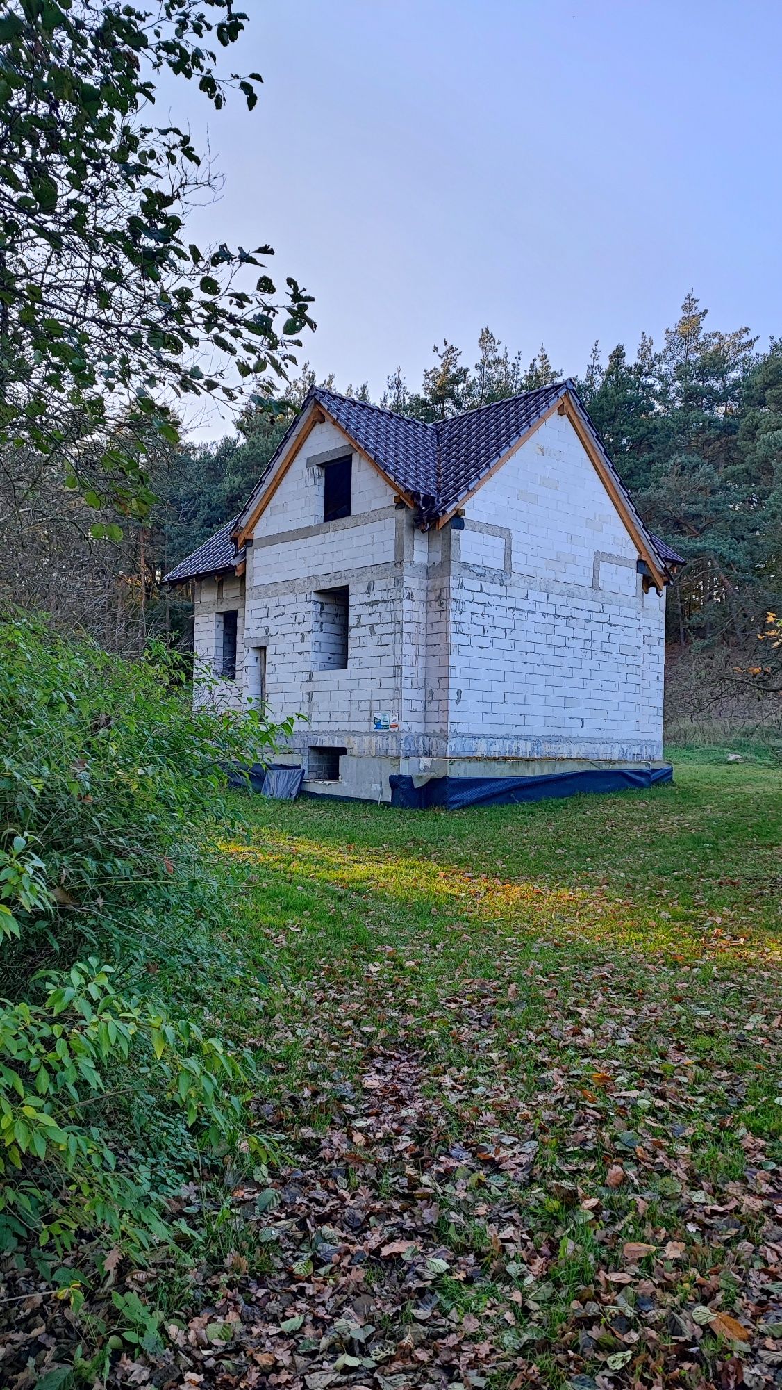 Dom w budowie - piękna, cicha i spokojna okolica