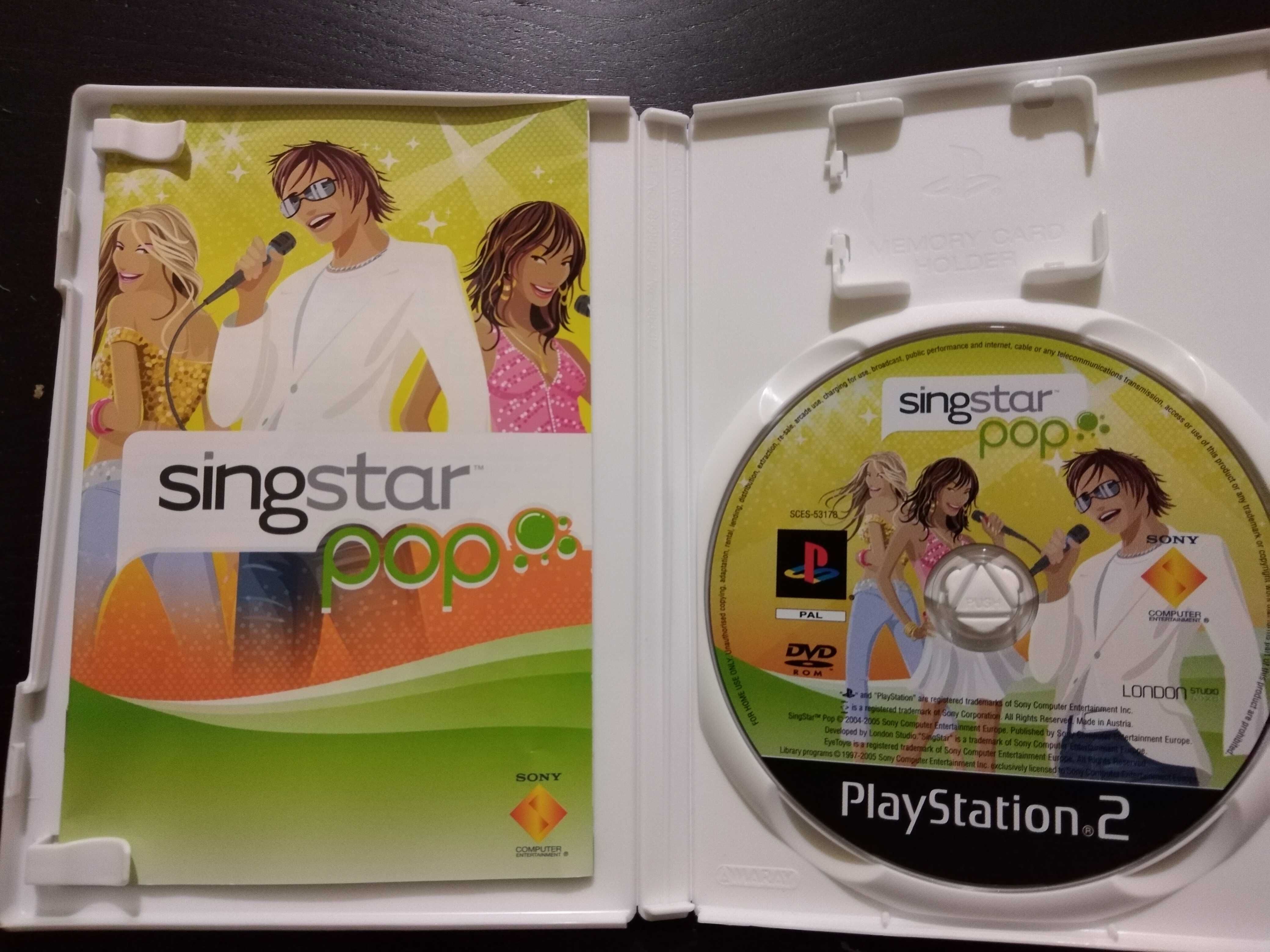 SingStar Pop, PlayStation2