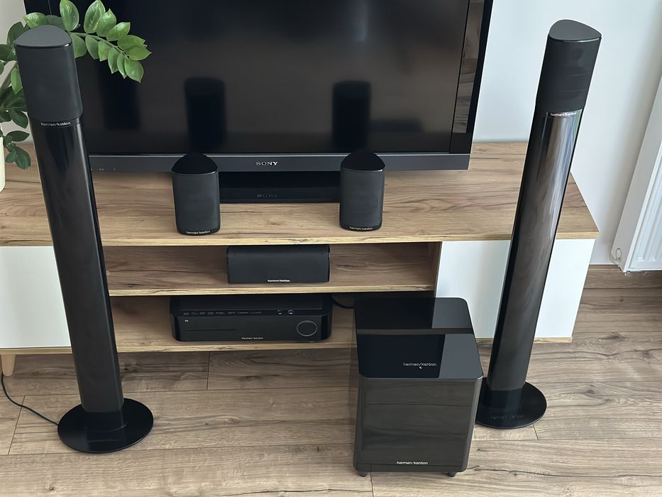 Harman Kardon BDS 770 5.1 – stan idealny, komplet, stojaki – Poznań