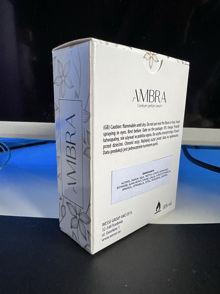 Perfumy lane Ambra damskie 60 ml nr 118 nowe