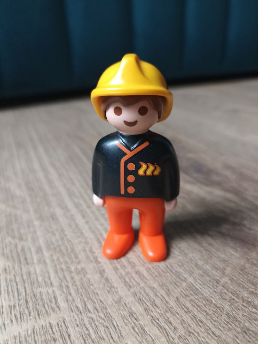 Figurka Playmobil strażak 1990r.