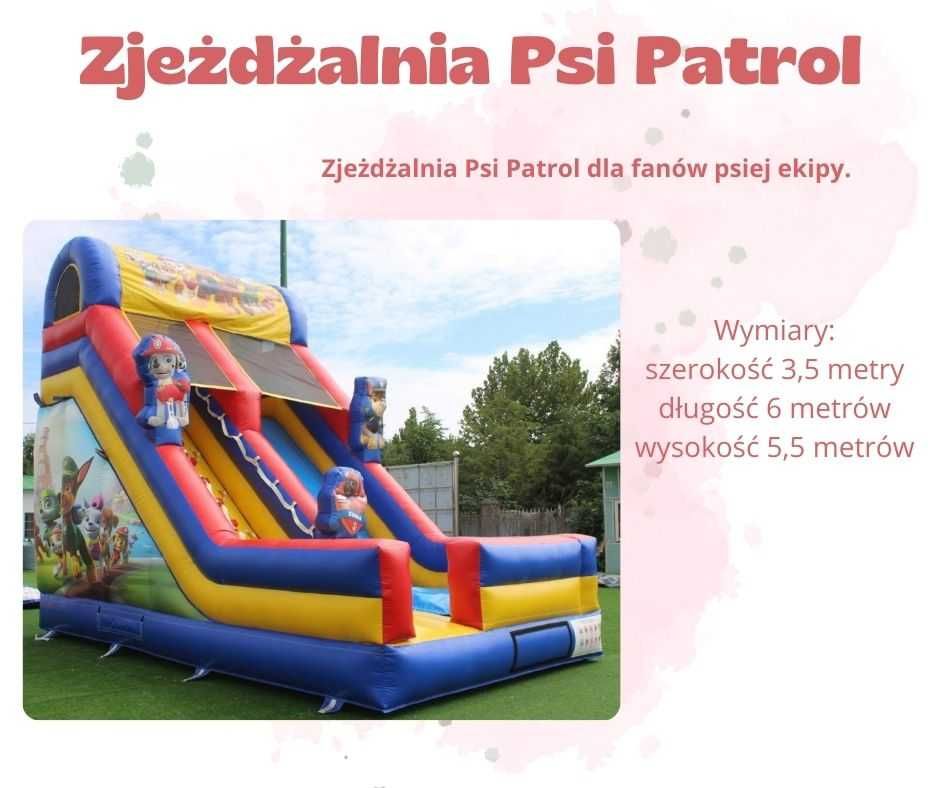 Zjeżdżalnia dmuchana/dmuchaniec/namiot imprezowy/ miś imprezowy/piana