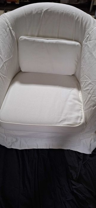 fotel wypoczynkowy z nowym pokrowcem