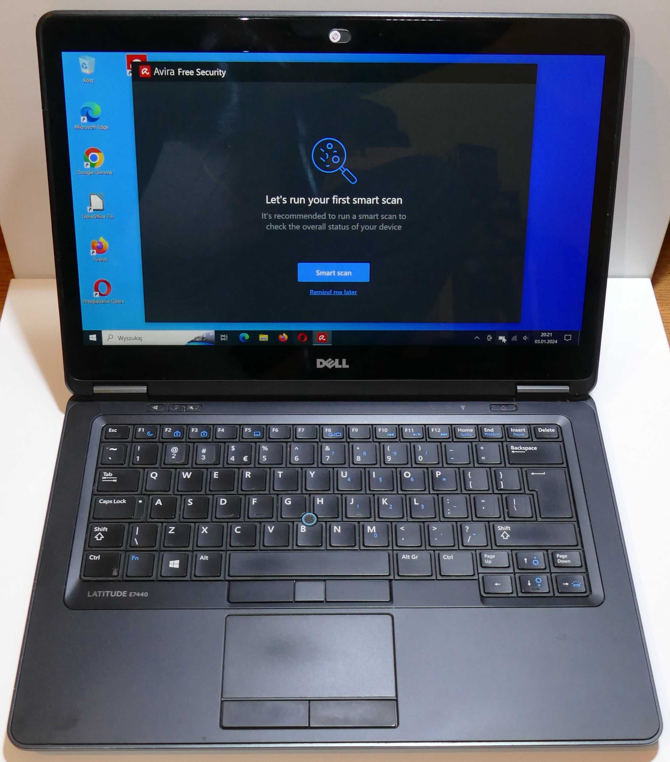 Jak nowy dotykowy Dell Latitude E7440 8GB RAM 256 SSD, stacja dokująca