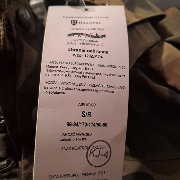 Sorty mundurowe różne