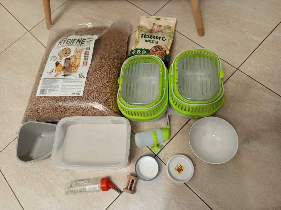 duża klatka dla CHOMIKA / SZYNSZYLA / ŚWINKI MORSKIEJ + akcesoria