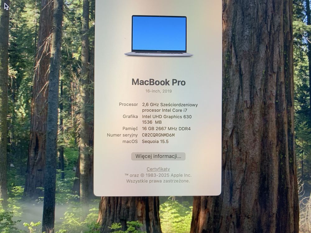 MacBook Pro 2019,A2141,16-inch,500GB/16GB